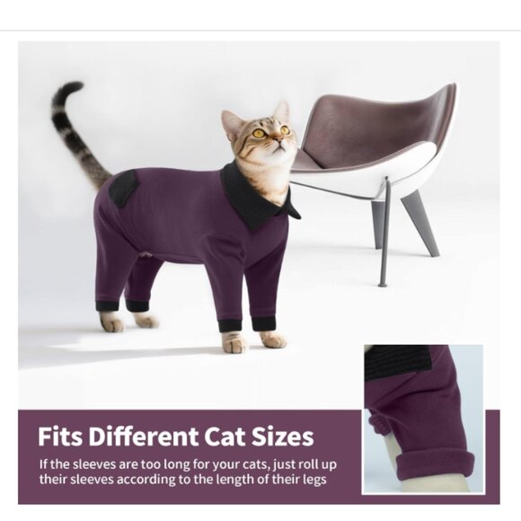 Professional Recovery Suit for Cats - Picture 2 of 7
